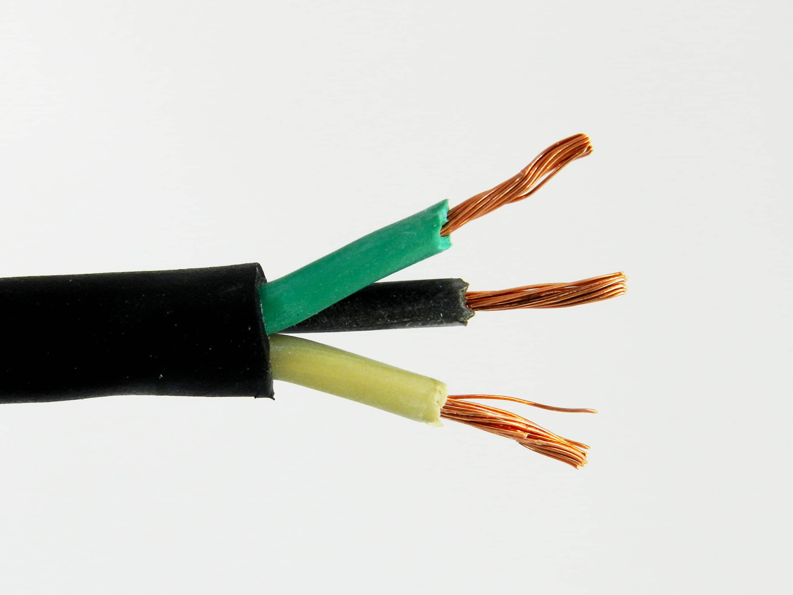 50 ft 14/2 SJOOW SJO SJ SJ00W Black Rubber Cord Outdoor Flexible Wire/Cable